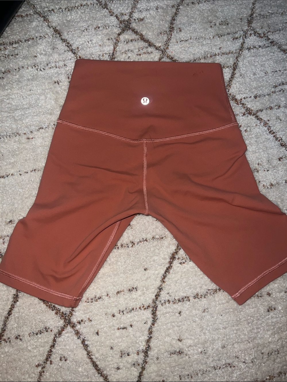 lululemon athletica High-Rise Bike Shorts - Rusty Terracotta